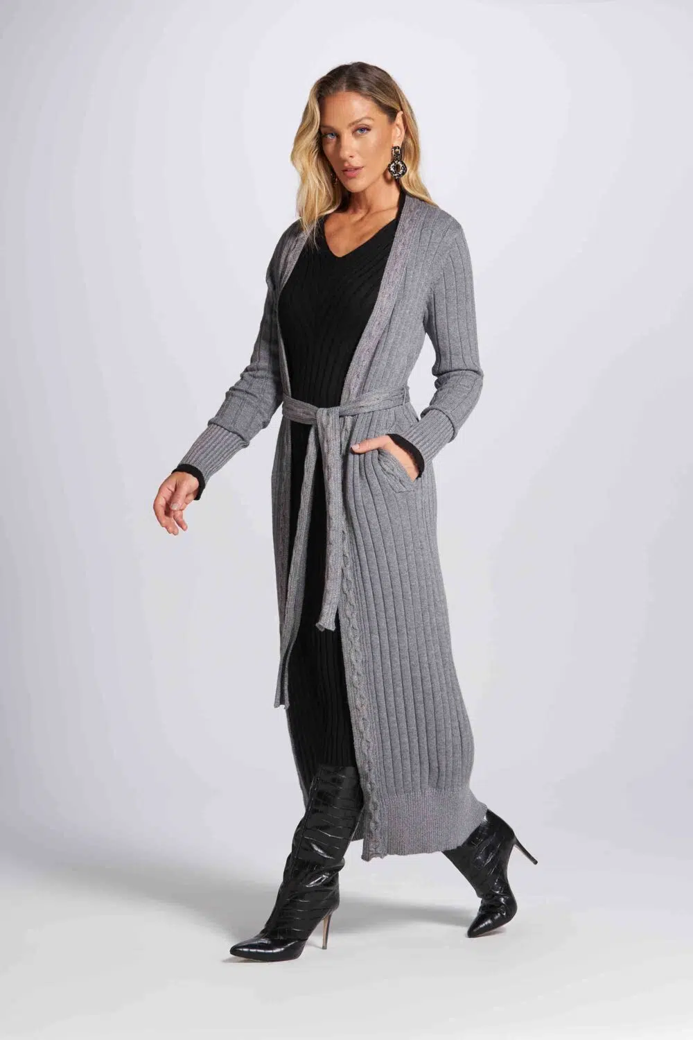 Casaco Tricot Tranças Lurex - Imagem 2