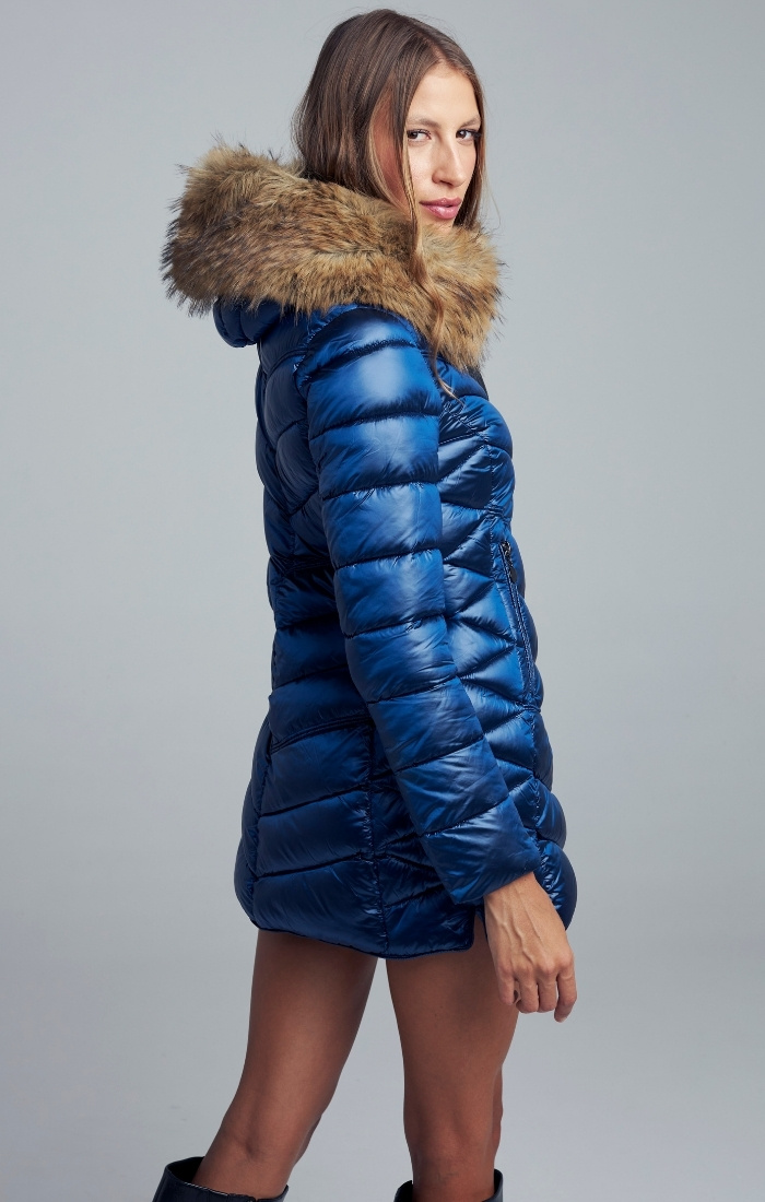Jaqueta Inverno Nylon NoraBlue: Estilo e Conforto - Patricia Azz